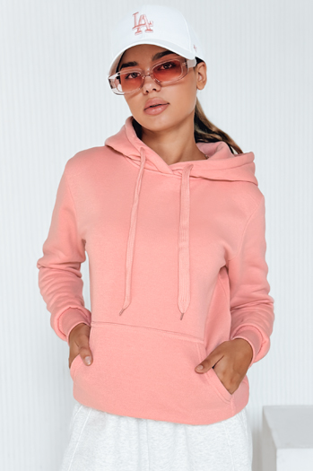 Ženska jopa s kapuco BASIC Barva Roza DSTREET BY0284