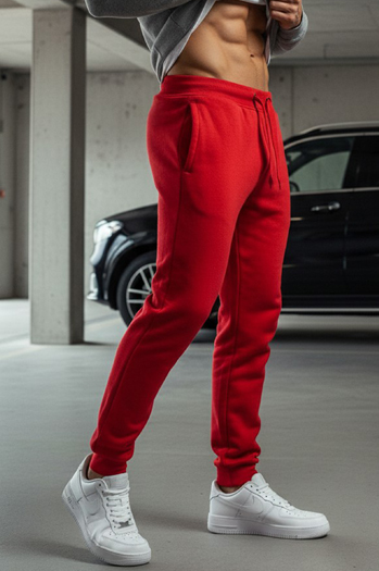Moške spodnji deli trenirke Barva rdeča DSTREET UX2711
