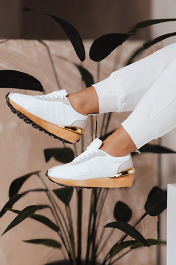 Ženske superge SILLY white Dstreet ZY0052