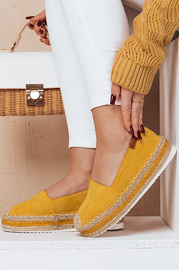 Ženske espadrile LANSI yellow Dstreet ZY0056