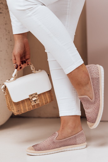 Ženske espadrile SHINE beige Dstreet ZY0062