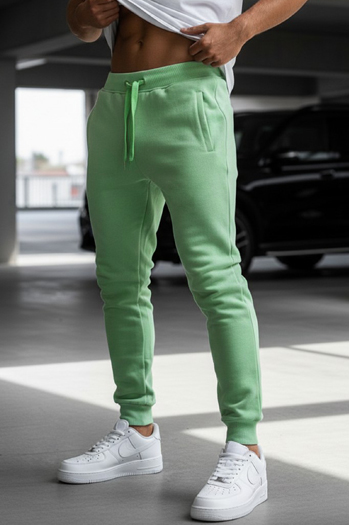 Moške spodnji deli trenirke Barva Svetlo zelena DSTREET UX3451