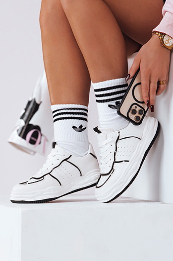 Ženske superge WENNA white Dstreet ZY0154