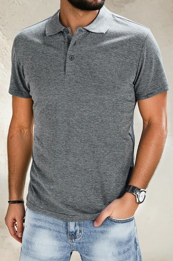 Moška polo Barva Temno siva DSTREET PX0509