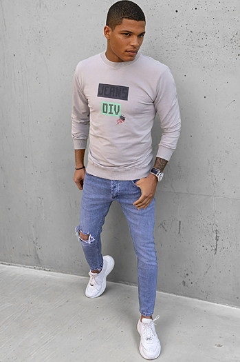 Moška jopa s potiskom Barva Bež DSTREET BX5375