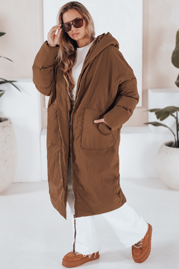 Ženska jakna MELVIN camel Dstreet TY3238