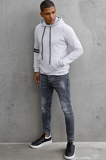 Moška siva majica Dstreet BX5435