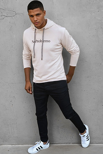 Moška kamelja jopa s kapuco Dstreet BX5455