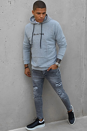 Moška siva majica Dstreet BX5475