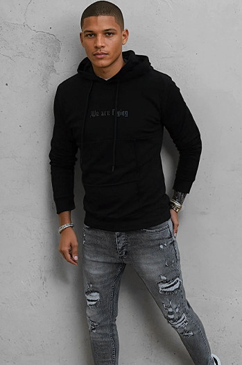 Moška črna majica Dstreet BX5478