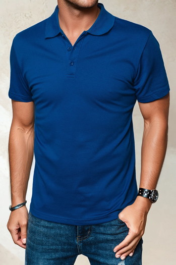 Moška polo Barva Modra DSTREET PX0551