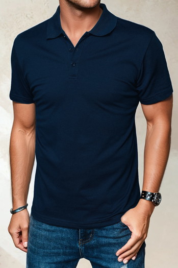 Moška polo Barva Mornarica DSTREET PX0553