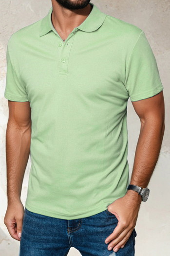 Moška polo Barva Zelena DSTREET PX0554