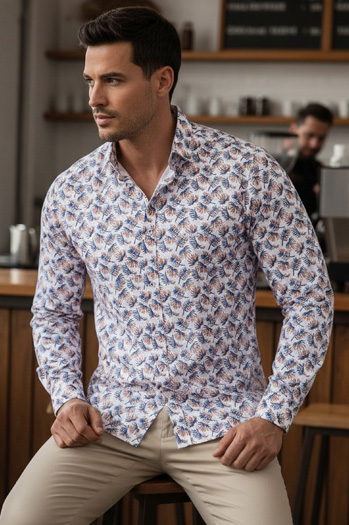 Moška bela srajca Dstreet DX2466