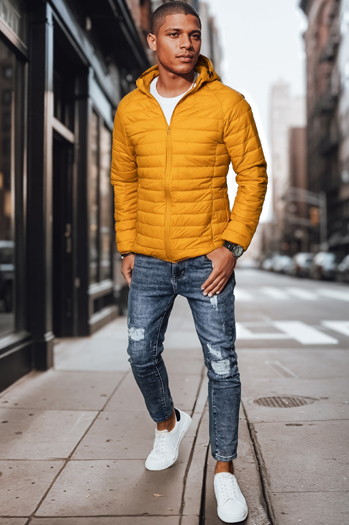 Moška prehodna jakna rumena Dstreet TX4407