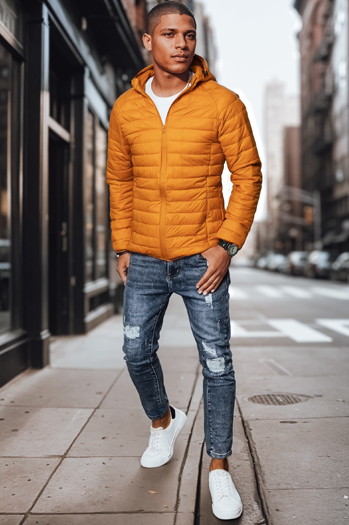 Moška prehodna jakna rumena Dstreet TX4409