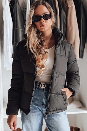 Ženska prešita jakna LAROSE Barva Črna DSTREET TY3767