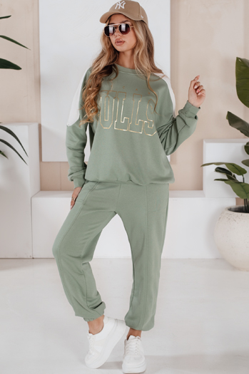 Ženski komplet trenirke BULLS svetlo zelena Dstreet AY0899