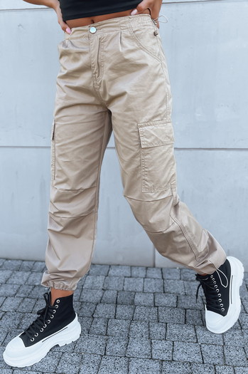 Ženske hlače s padalom ADVENTURE beige UY1639