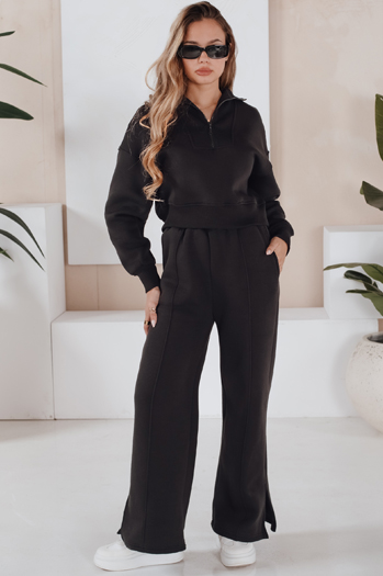 Ženski komplet trenirke MARINO black Dstreet AY0976