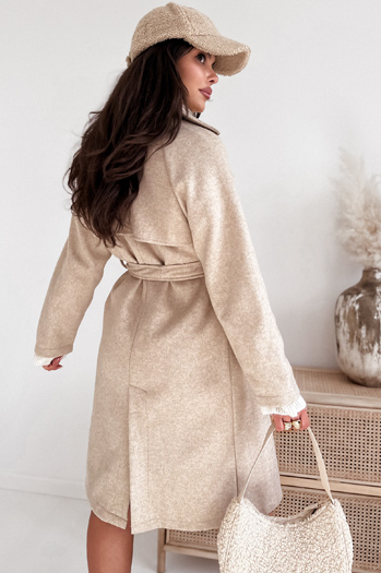 Ženski plašč NANCY light beige Dstreet TY3884