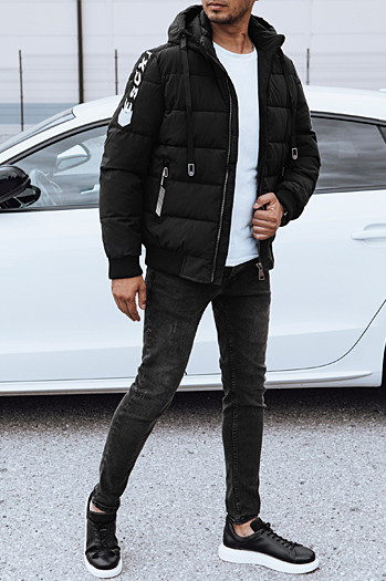 Moška prešita jakna Barva Črna DSTREET TX4637