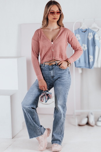 Ženski pulover GOFFY peach Dstreet MY2279