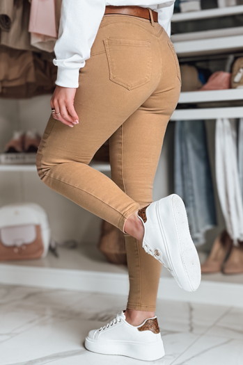 Ženske jeans hlače LODGE brown Dstreet UY1905