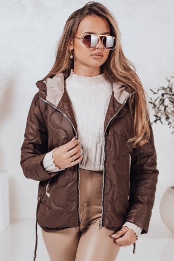 Ženska jakna kava Dstreet TY4239