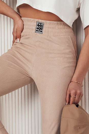 Ženske trenirke LORIST Barva Bež DSTREET UY2055