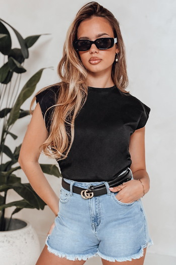 T-shirt damski FILLIPS czarny Dstreet RY2497