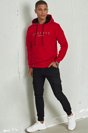 Moška jopa s potiskom Barva rdeča DSTREET BX5681