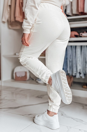 Ženske trenirke SWAN ecru Dstreet UY2082