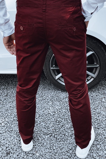 Spodnie męskie bordowe Dstreet UX4339