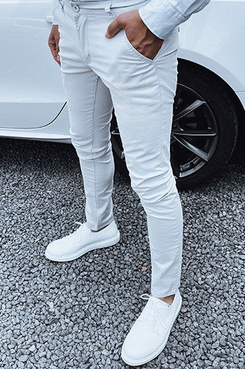 Spodnie męskie jasnoszare Dstreet UX4342