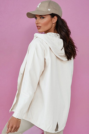 Ženska prehodna jakna ARKAJ light beige Dstreet TY4349