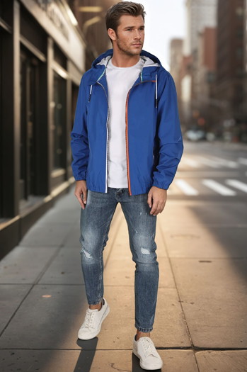 Moška prehodna modra jakna Dstreet TX4699