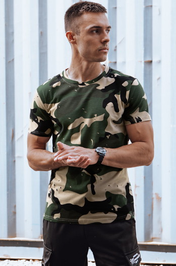 Moška majica camo Barva Kaki DSTREET RX5599