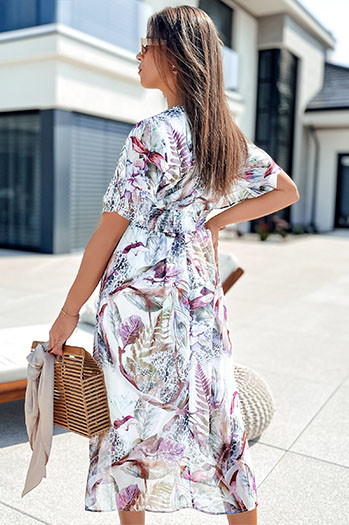 ARABELLA obleka bela Dstreet EY2535