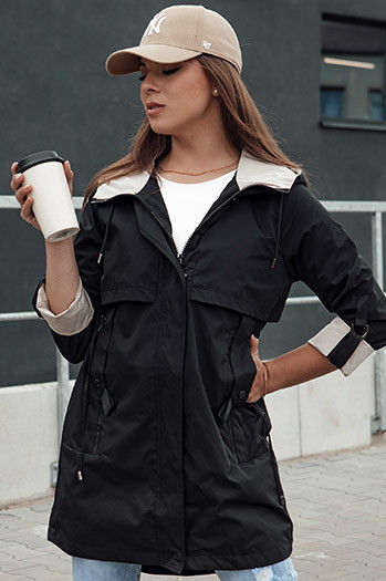Kurtka parka damska STYLE QUEEN czarna Dstreet TY4395