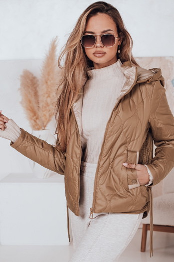 Ženska prešita jakna MAXWELL gold Dstreet TY4397