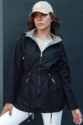 Kurtka parka damska BEGET czarna Dstreet TY4406