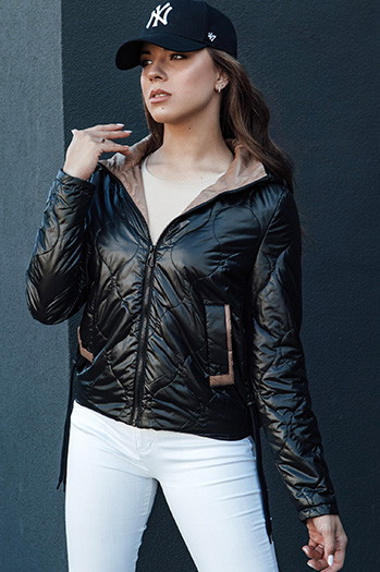 Kurtka damska pikowana MAXWELL czarna Dstreet TY4416