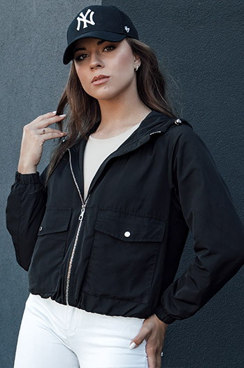 Kurtka damska przejściowa BELIJ czarna Dstreet TY4470