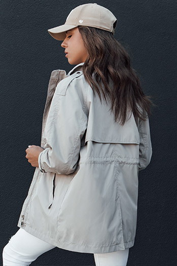 Kurtka parka damska TILAN beżowa Dstreet TY4473