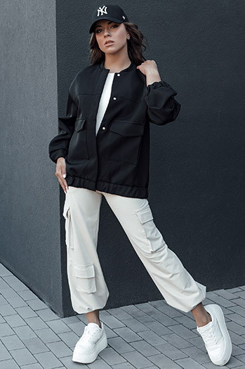 Kurtka przejściowa damska QUESI czarna Dstreet TY4476