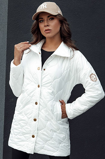 Kurtka pikowana damska RATIA ecru Dstreet TY4526