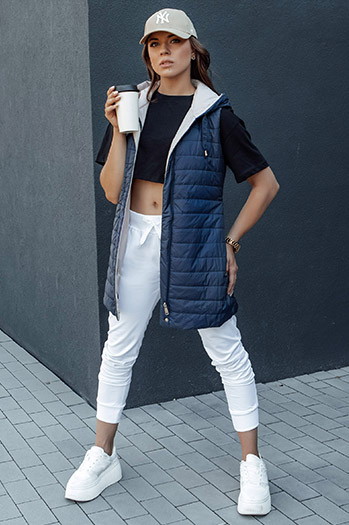 Kamizelka damska MELANI granatowa Dstreet TY4519