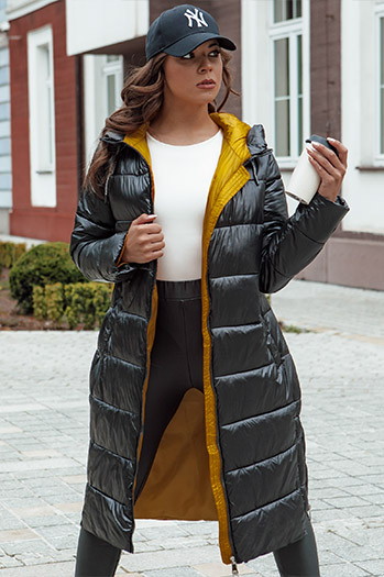 Płaszcz/kurtka damska pikowana BETHANNY czarna Dstreet TY4552