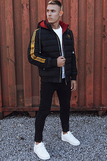 Kurtka zimowa męska pikowana czarna Dstreet TX4863